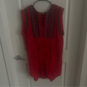 Vici - Fate Red Sleeveless Embellished dress NWT